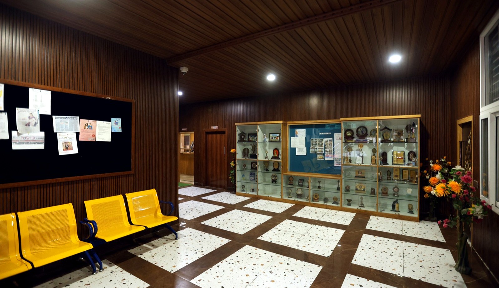 Reception area at AECS Maaruti College of Nursing